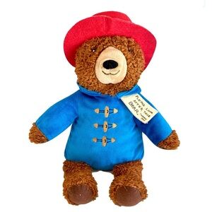 Paddington Bear Kohls Cares Plush 11" Teddy Blue Coat Red Hat 2016